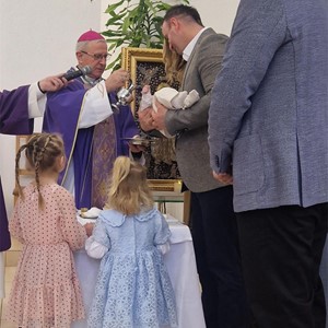 ​Krštenje šestog djeteta i završetak proslave tridesete obljetnice Župe sv. Leopolda Mandića, Ljubljanica - Voltino